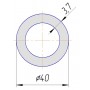 Труба полипропиленовая Kalde PN10 40х3,7 (штанга: 4 м)