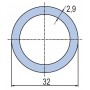 Труба полипропиленовая Ekoplastik PN10 32x2,9 (штанга: 4 м)